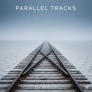 Cover image, paralleltracks, for the song Parallel Tracks Meet at the Cross