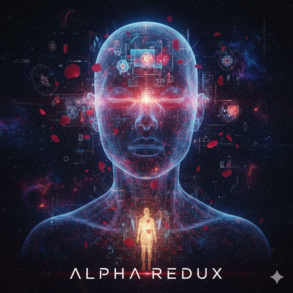 Cover image, alphaRedux, for the song Alpha Redux