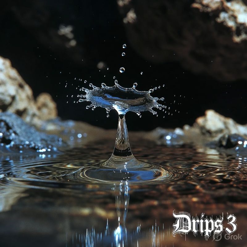 Cover image, drips3, for the song Drips 3