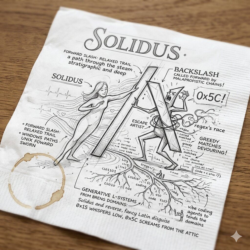Cover image, solidusSketch, for the song Solidus