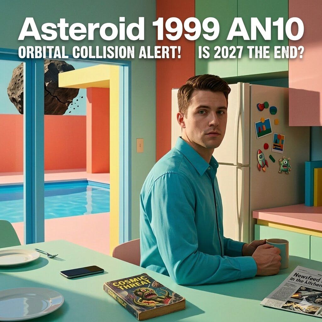 Cover image, asteroid1999, for the song Asteroid 1999 AN10
