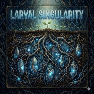Cover image, larvalSingularity, for the song Larval Singularity