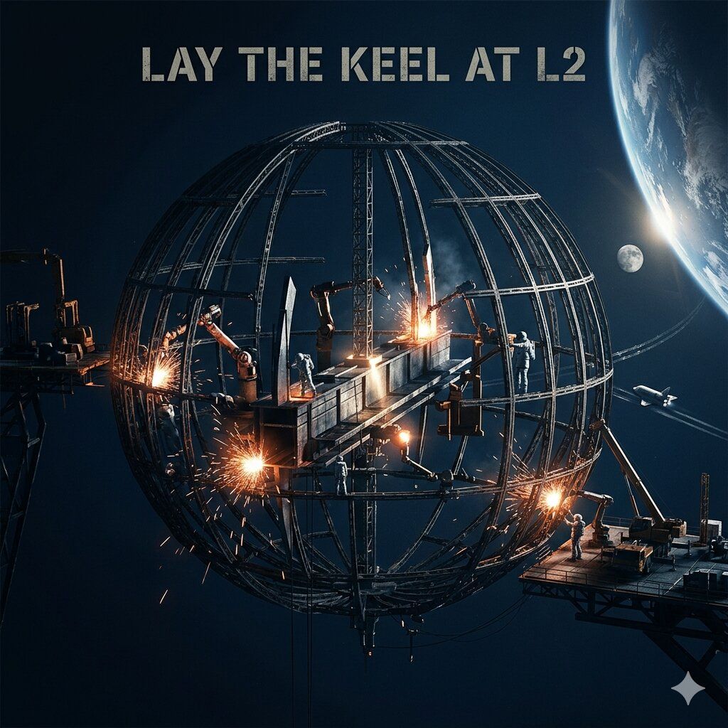 Cover image, layKeelL2, for the song Lay the Keel at L2