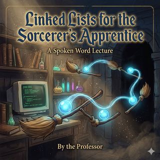 Cover image, linkedLists, for the song Linked Lists for the Sorcerer’s Apprentice