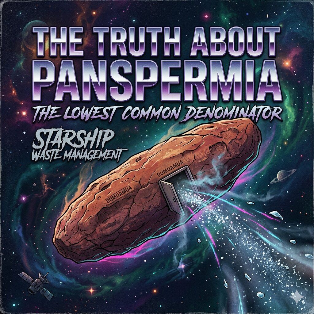 Cover image, panspermia, for the song The Truth about Panspermia