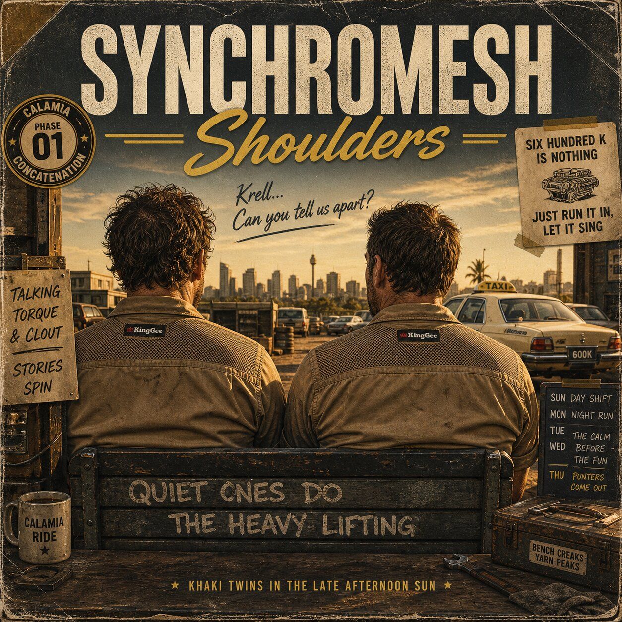 Cover image, synchromeshShoulders, for the song Synchromesh Shoulders