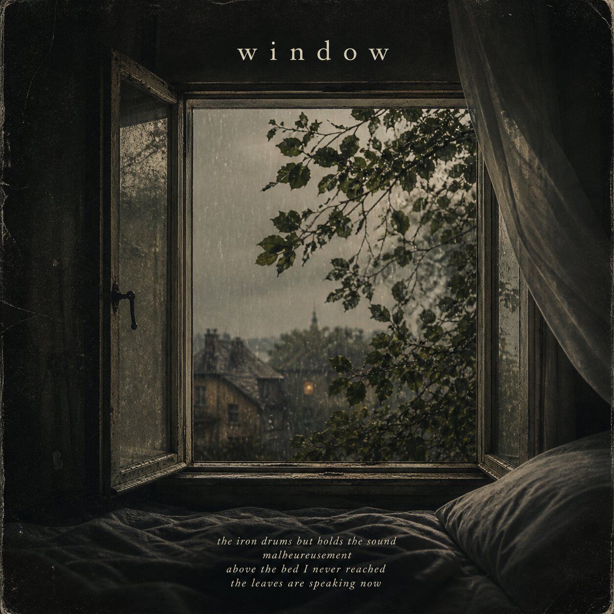 Cover image, window, for the song window