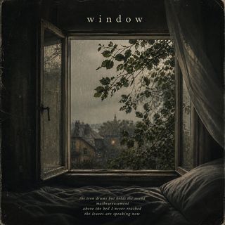 Cover image, window, for the song window