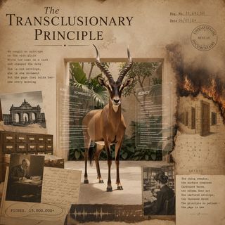 Cover image, transclusionaryAura, for the song The Transclusionary Principle