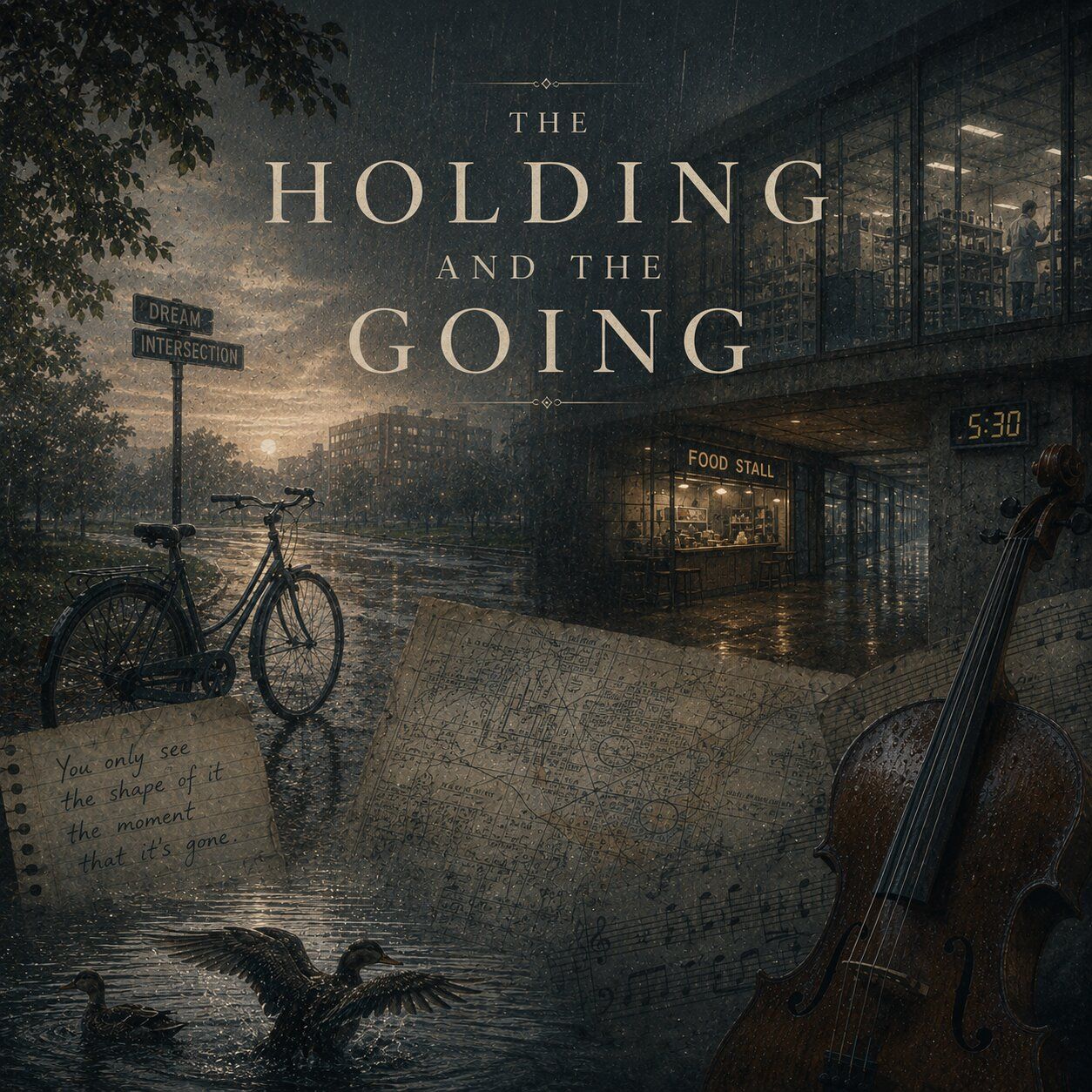 Cover image, holdingandGoing, for the song The Holding and the Going