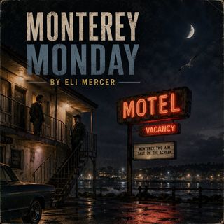 Eli Mercer often meets another long term resident of the Motel, on the steps.