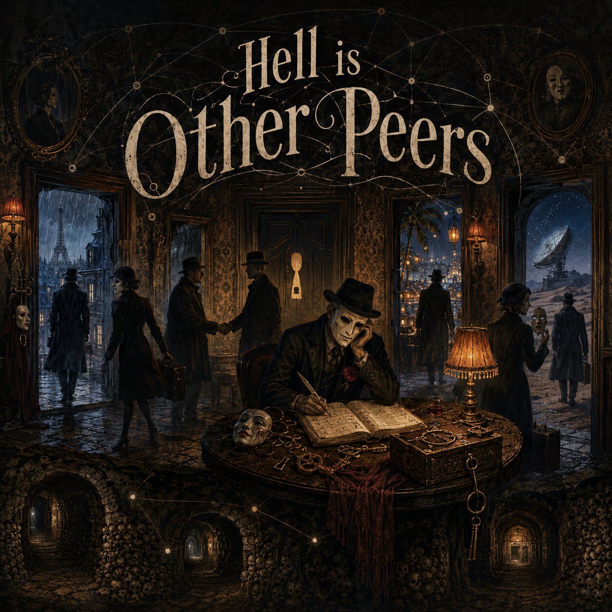 Cover image, hellIsOtherPeers, for the song Hell is Other Peers