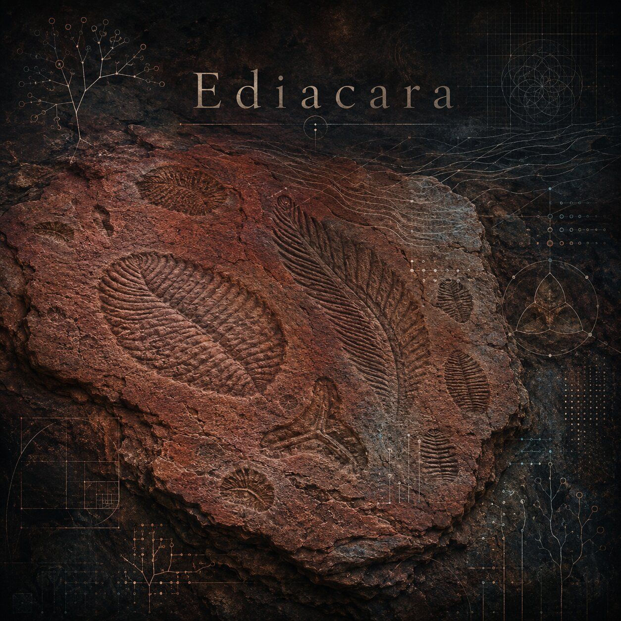 Cover image, ediacara, for the song Ediacara