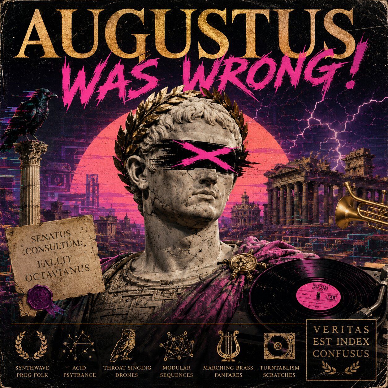 Cover image, augustusWasWrong, for the song Augustus was Wrong!