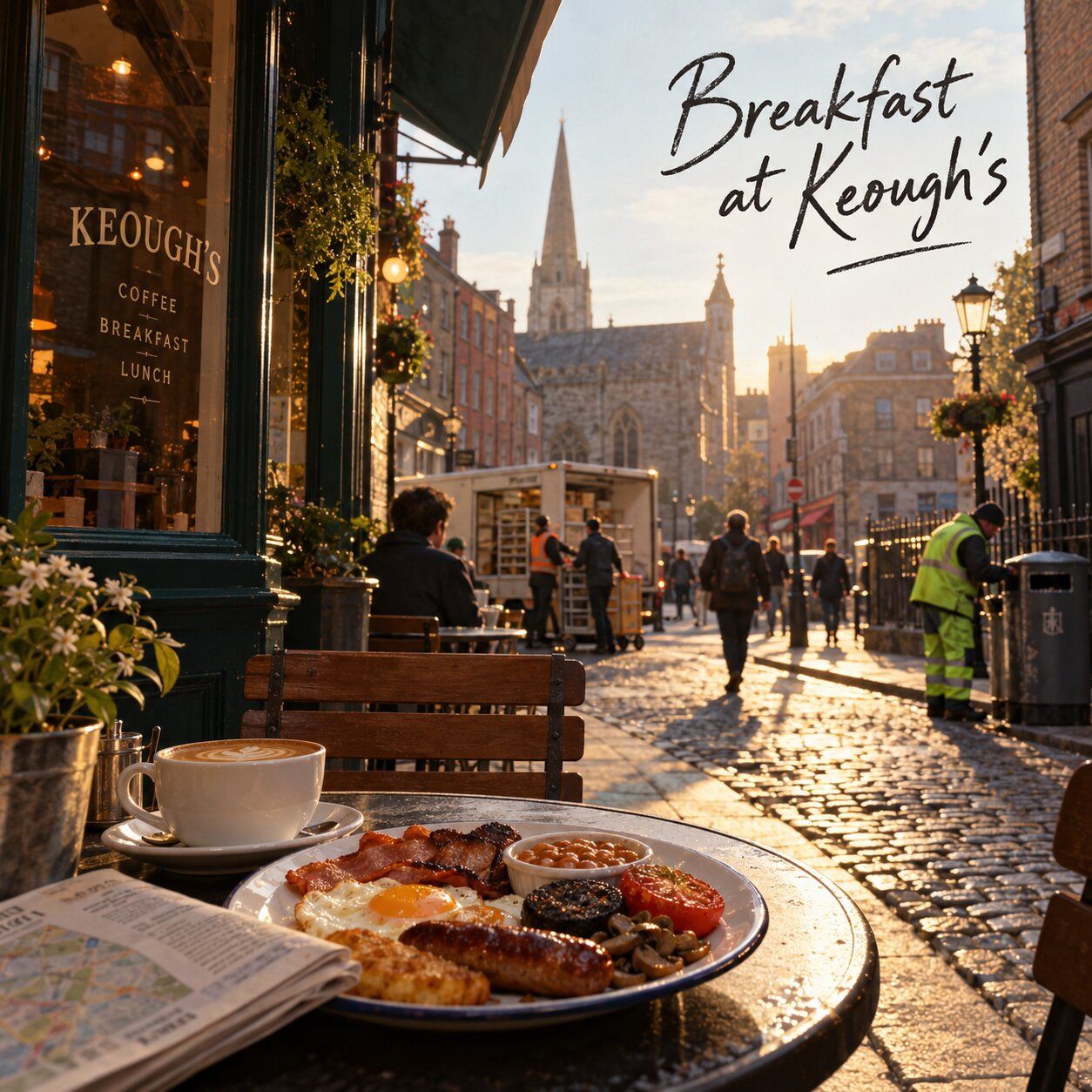 Cover image, breakfastAtKeoughS, for the song Breakfast at Keough's